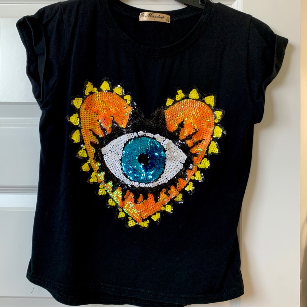 Evil eye black shirt